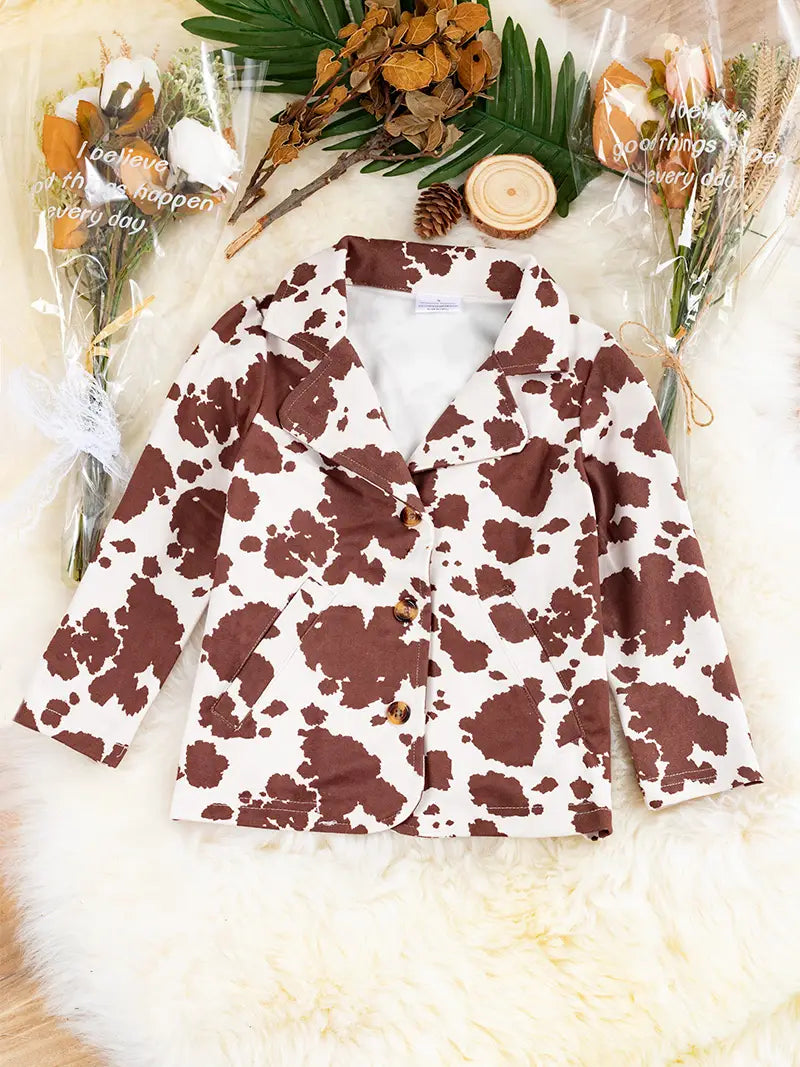 Winona Kids Cow Print Jacket