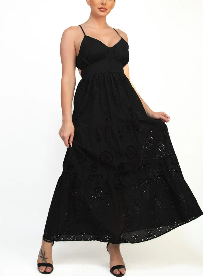 Emi Eyelet Dress