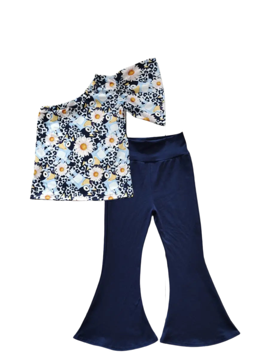 Alexandria Kids One Shoulder Outfit