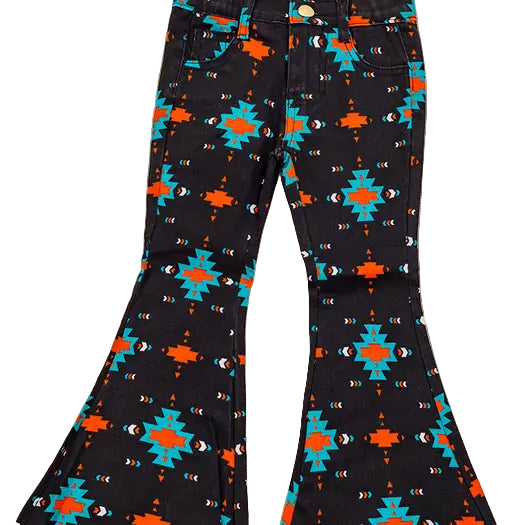 Azteca Southwest Kids Bellbottom Jean