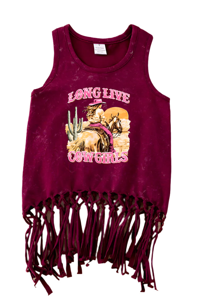 Long Live Kids Fringe Tank Top
