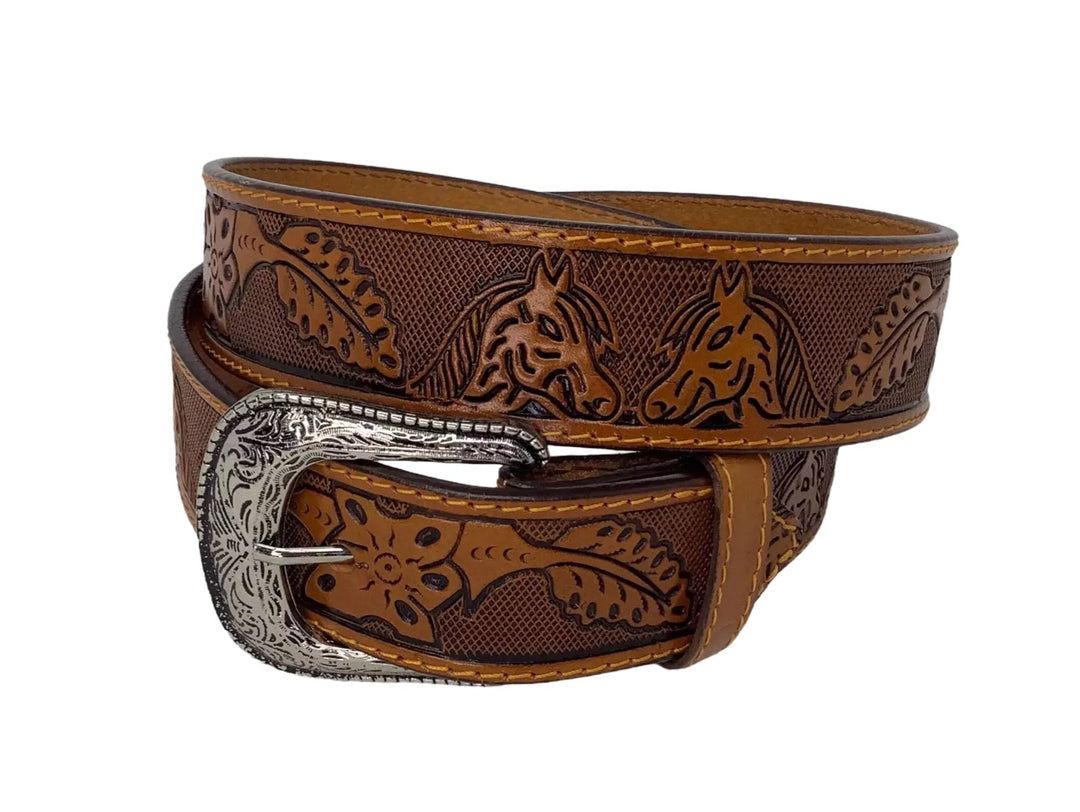 Colt Floral Stamped Belt (3 colors)