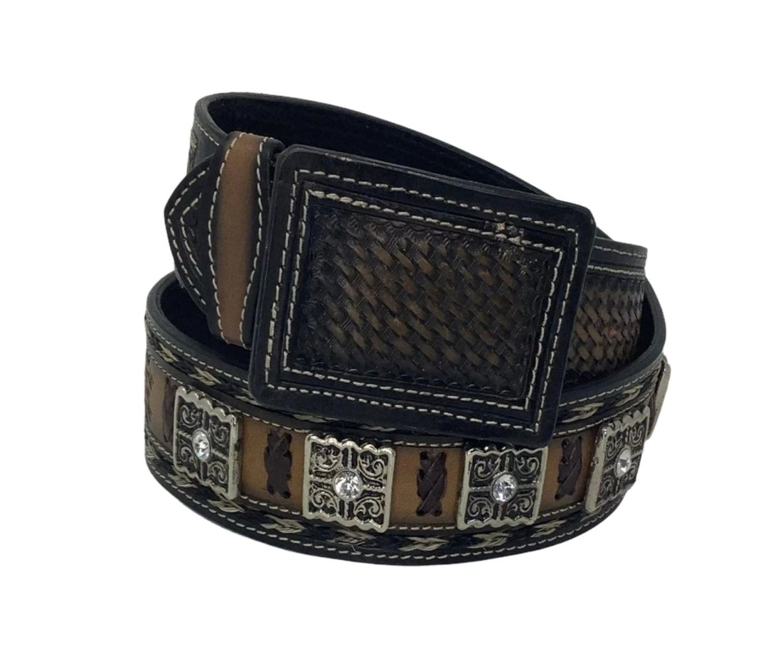 Reno 5-8 Stone/Braided Horsehair Belt