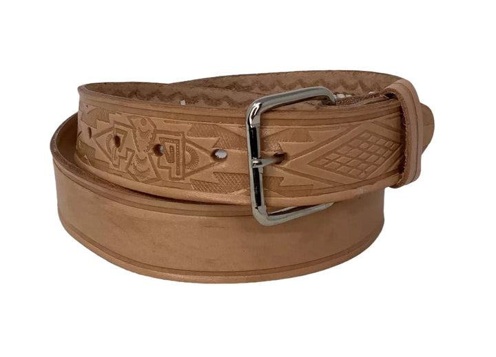 Liam Stitched Leather Belt
