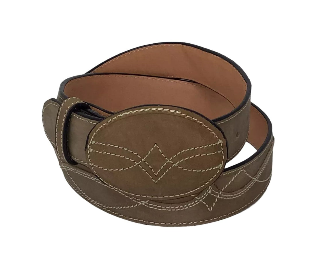 Lacrosse Stitched Leather Belt