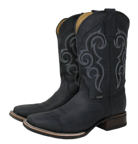 Reno Leather Cowboy Boots