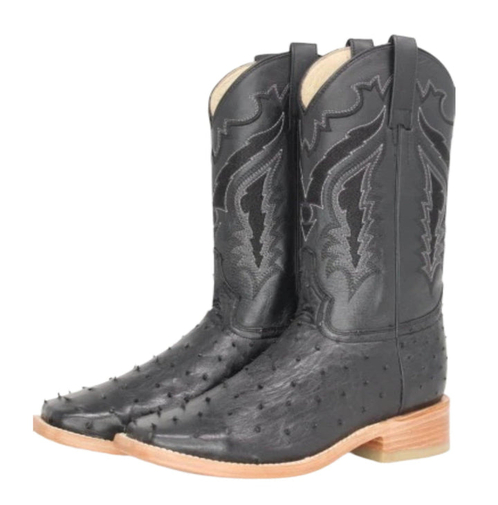Henry Ostrich Leather Boots