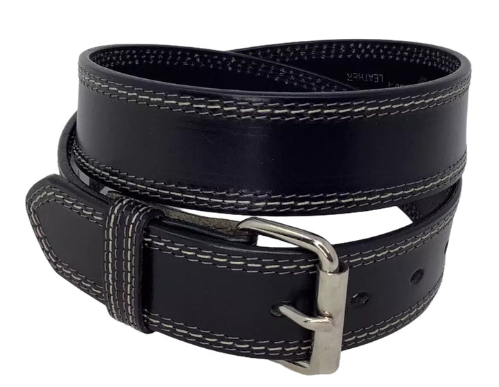 Morgan Stitched Trim 1.5" Belt
