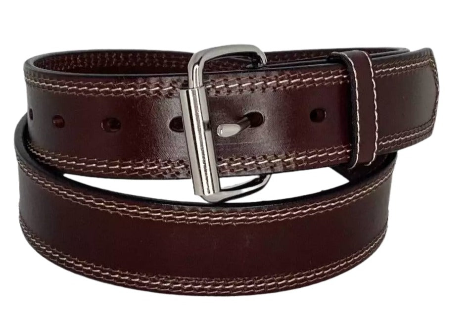 Morgan Stitched Trim 1.5" Belt
