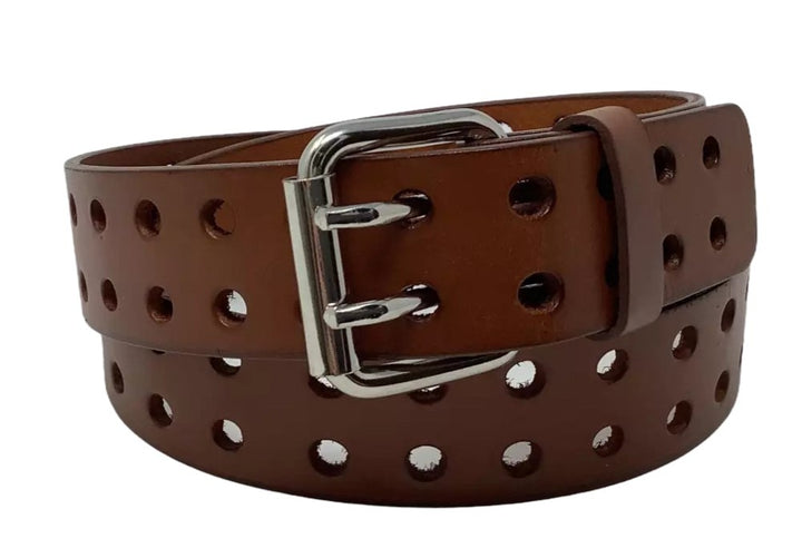 Lewis 1.5" 2-Holed Leather belt
