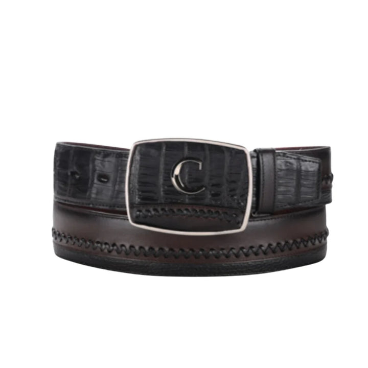 Rango Black Caiman Embroidery Belt
