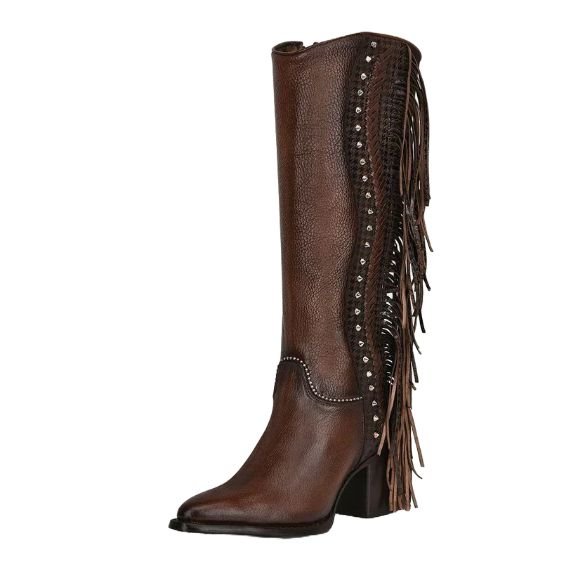 Jazzlyn Cuadra Fringe Tall Boots