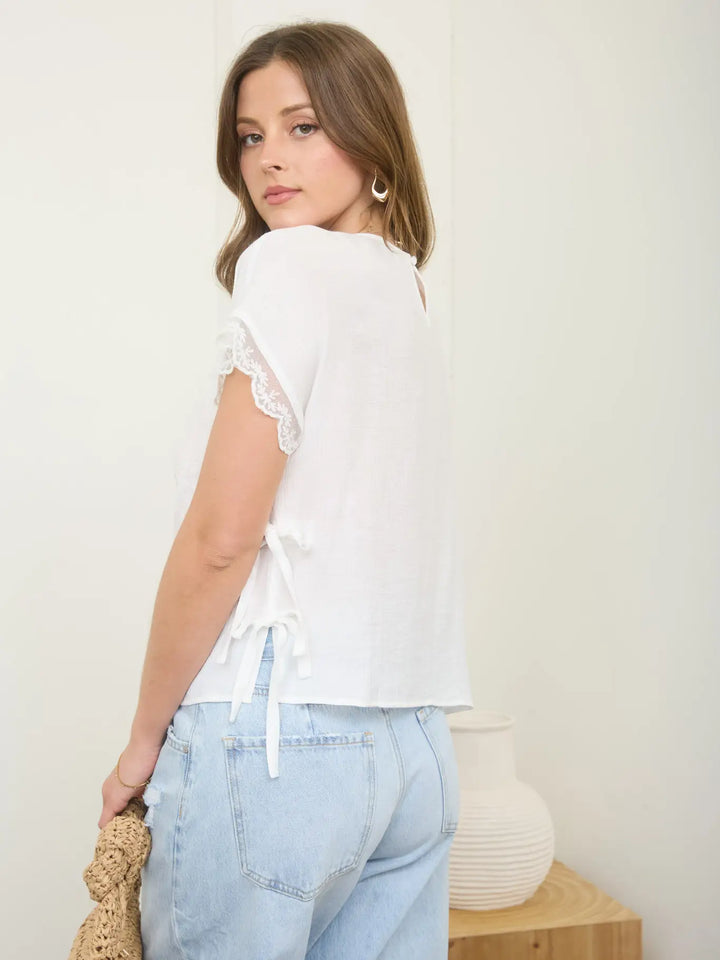 Annabel Side Tie Top