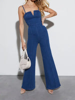 Load image into Gallery viewer, Vanna Denim Jumpsuit
