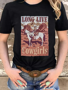 Long Live Cowgirls Graphic Tee