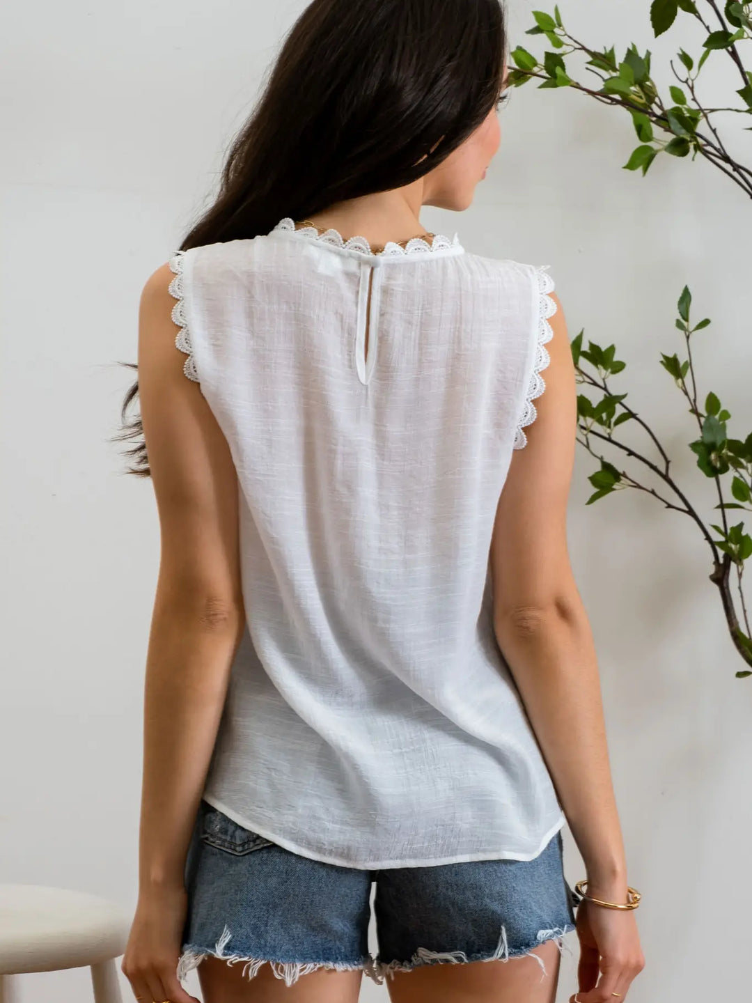 Cora Lace Detail Top