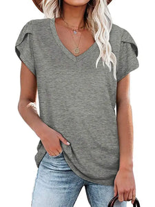 Kim V Neck Tee