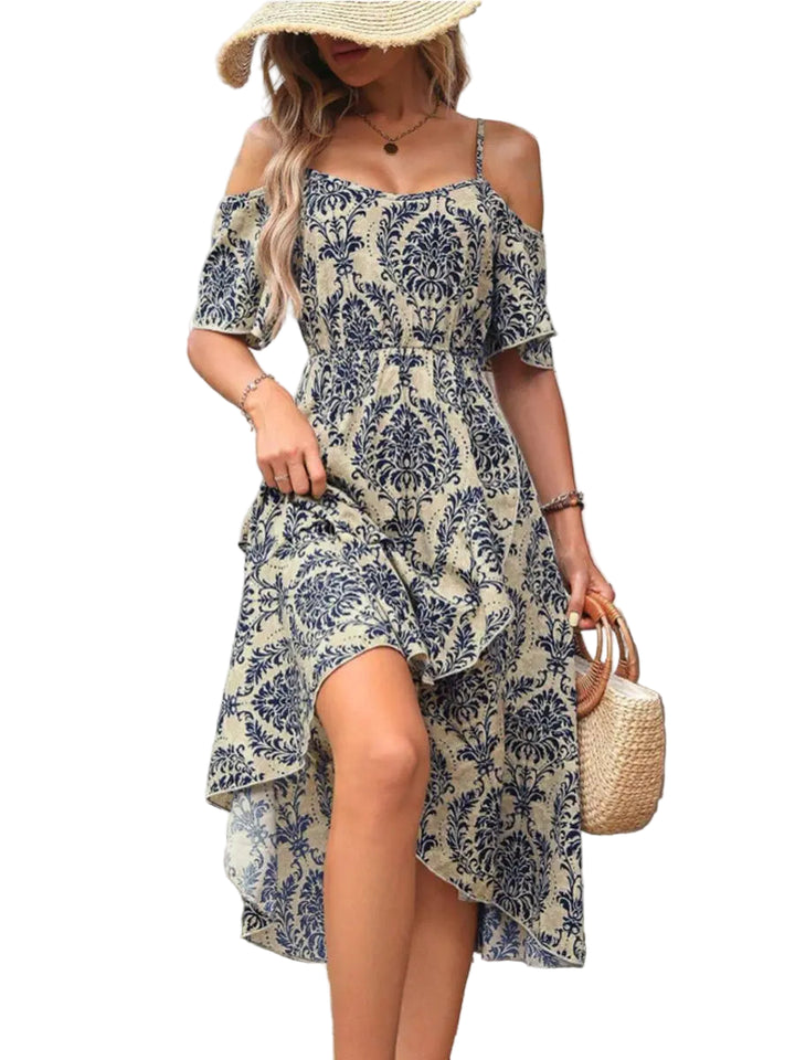 Colleen Off Shoulder Strappy Dress