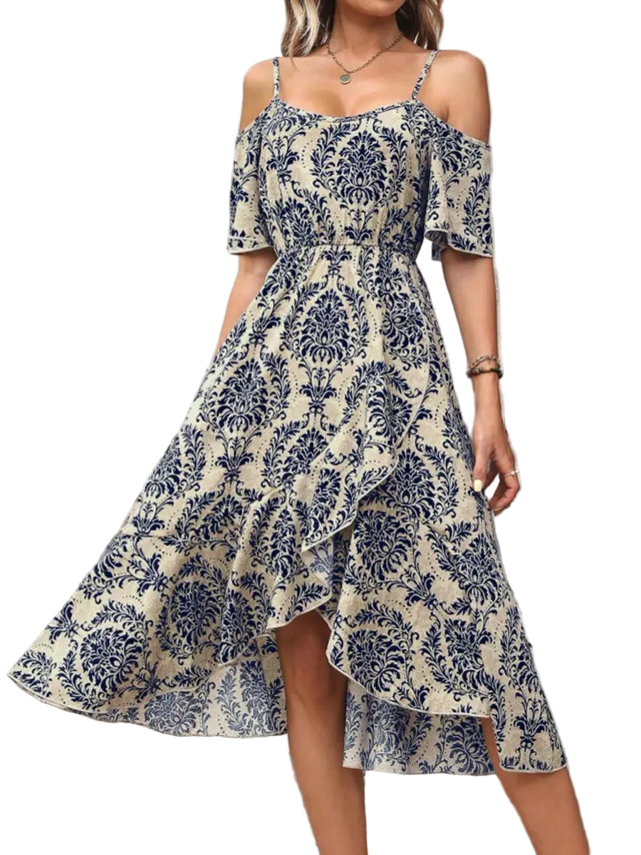 Colleen Off Shoulder Strappy Dress