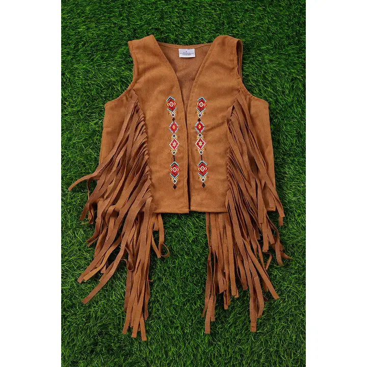 Poco Fringe Native Vest