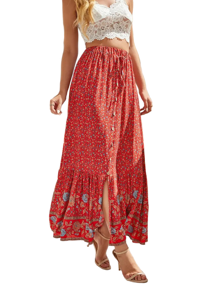 Shauna Floral Print Skirt