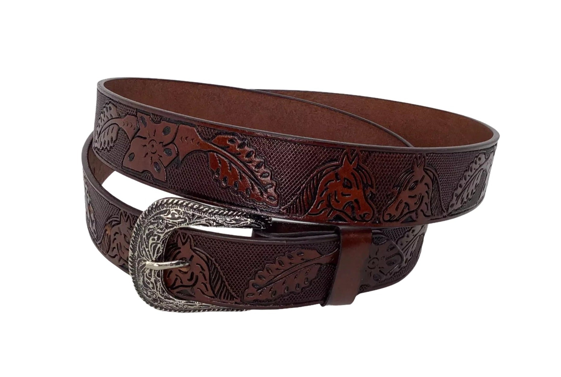 Colt Floral Stamped Belt (3 colors)