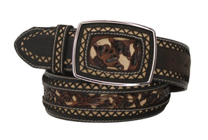 Korbin Detailed Leather Belt