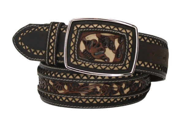Korbin Detailed Leather Belt – JC Hats & Belts