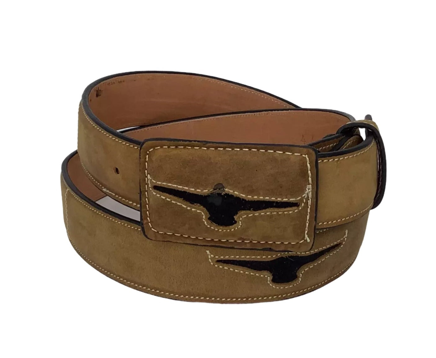 Memphis Longhorn Leather Belt