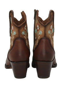 Andrea Floral Embroidered Leather Boot