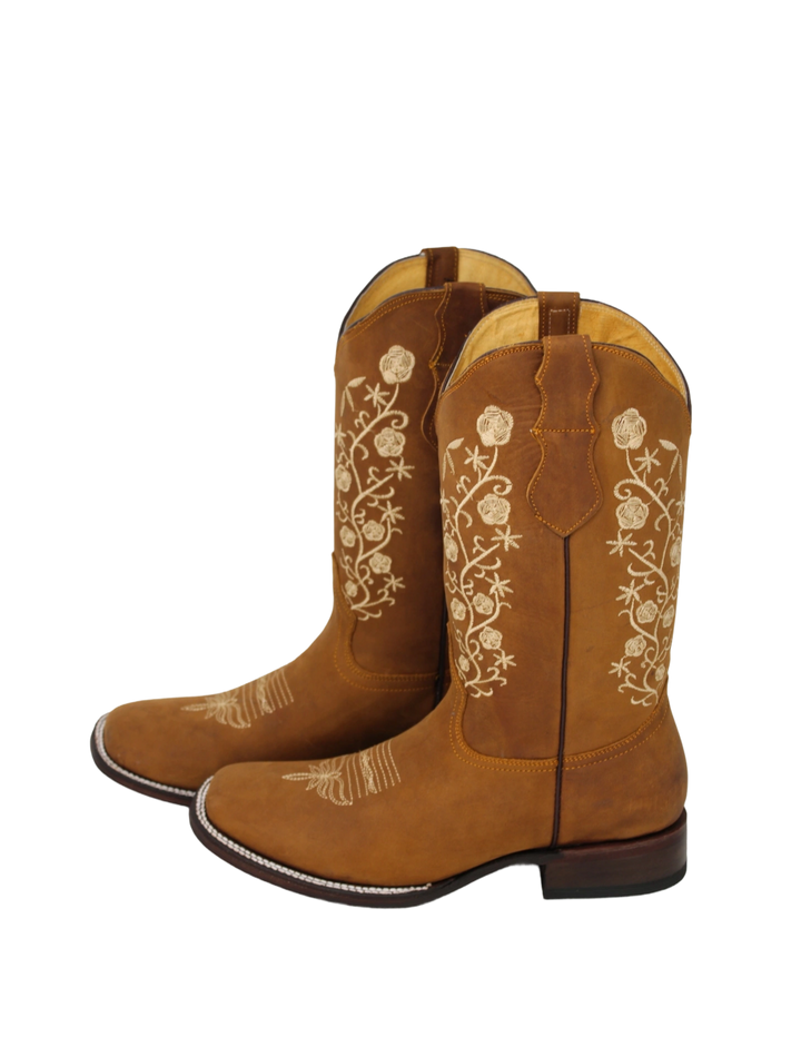 Coqueta Floral Cowgirl Boots