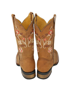 Hanna Floral Cowgirl Boots