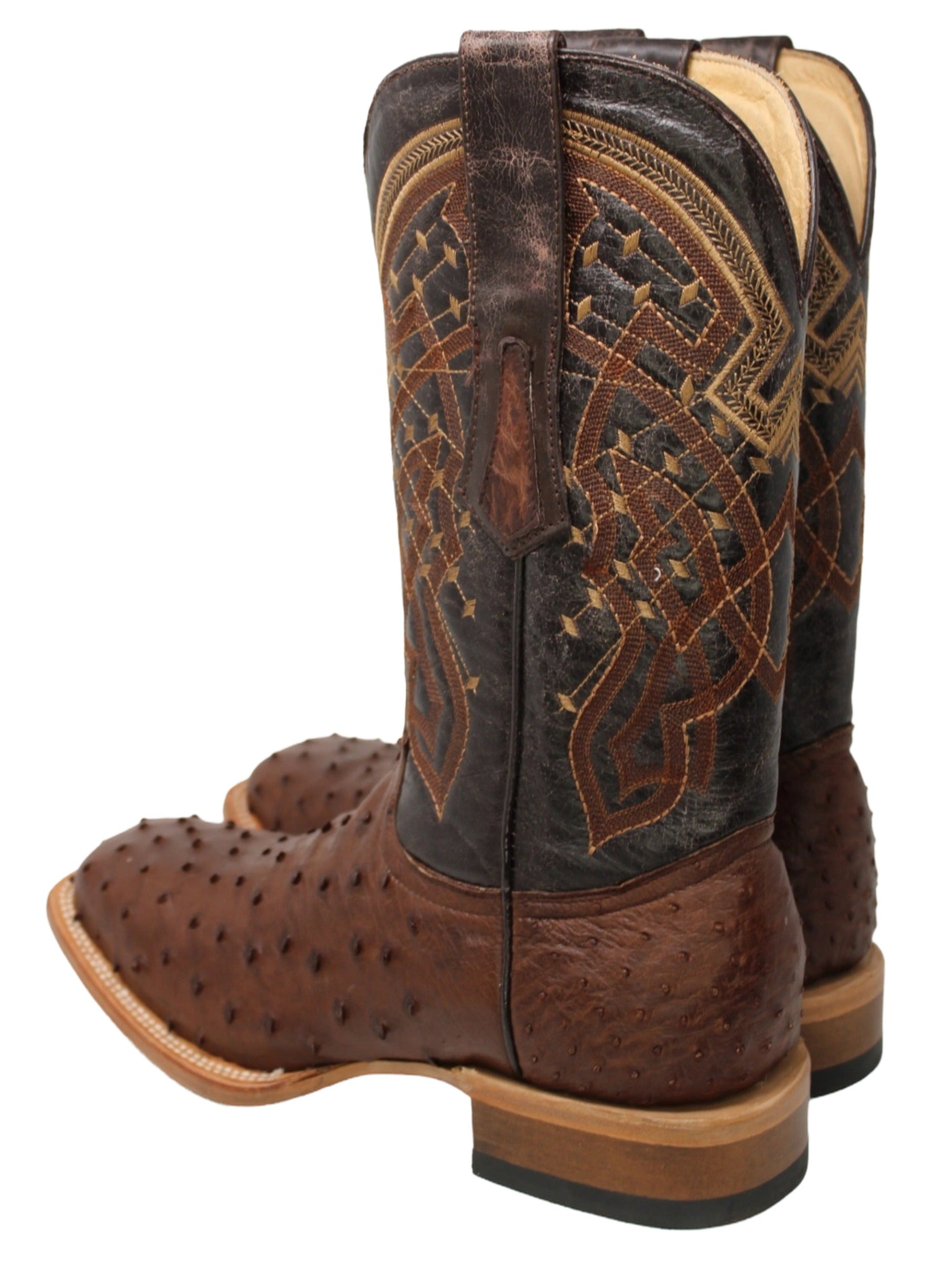 Andrew Genuine Full-Quill Ostrich Leather Boot