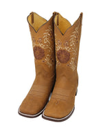 Load image into Gallery viewer, Katie Embroidery Cowgirl Boots (2 colors)
