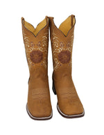 Load image into Gallery viewer, Katie Embroidery Cowgirl Boots (2 colors)
