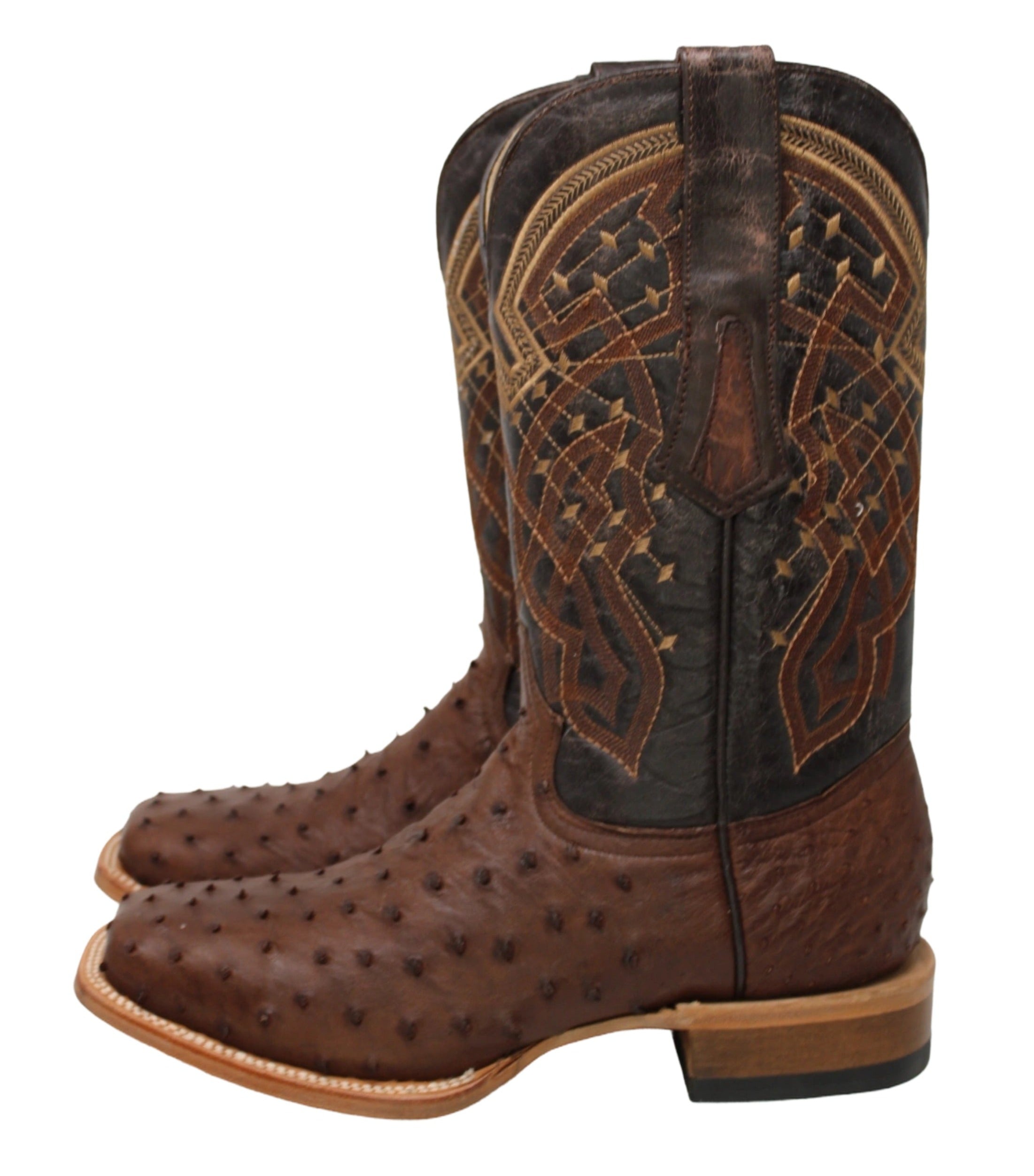 Andrew Genuine Full-Quill Ostrich Leather Boot
