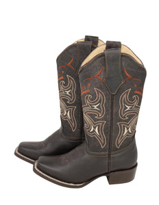 Paisley Pattern Cowgirl Boots