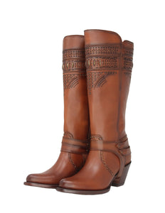 Roma Leather Beaded Boot