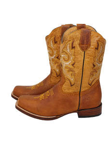 Austin Leather Two-Toned Cowboy Boot