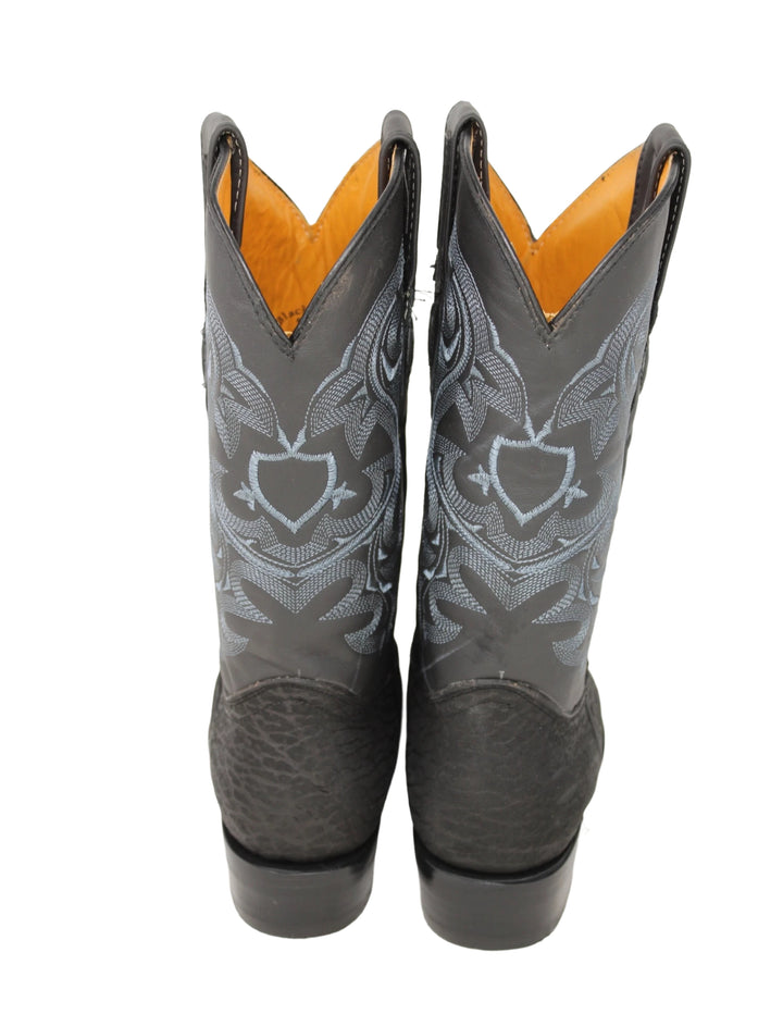 Bart Round Toe Textured Boots (2 colors)
