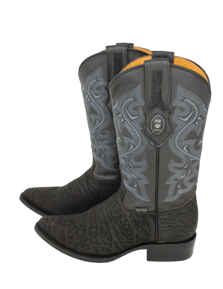 Bart Round Toe Textured Boots (2 colors)