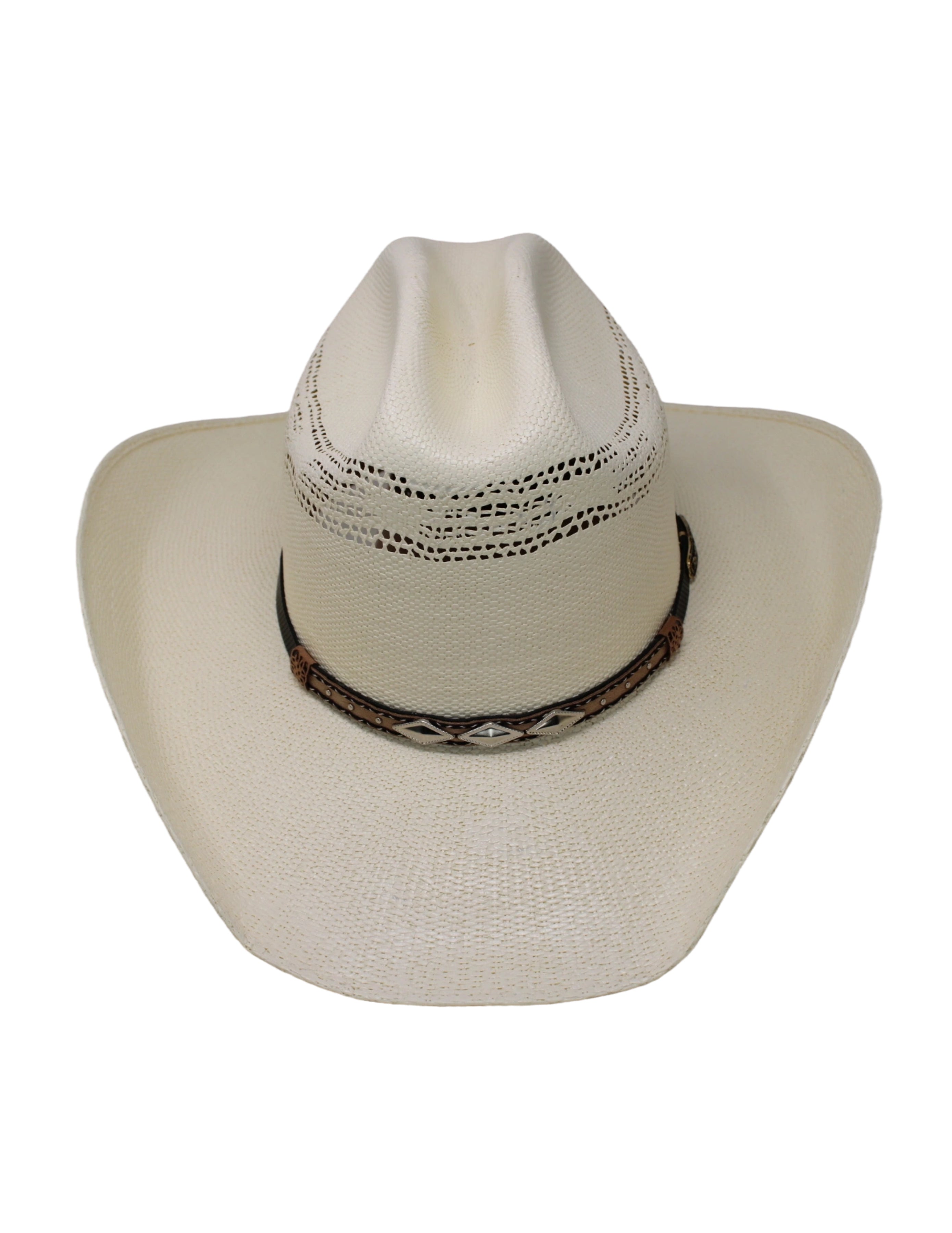 Cattleman Straw Pinched Hat