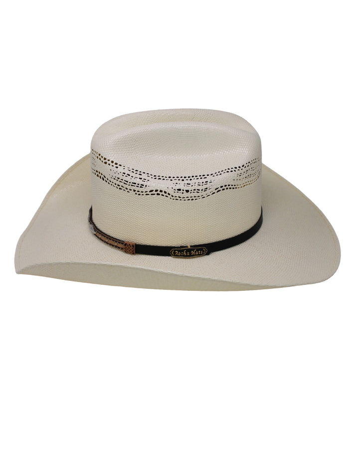 Cattleman Straw Pinched Hat