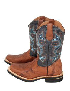 Africa Blue Detail Boots