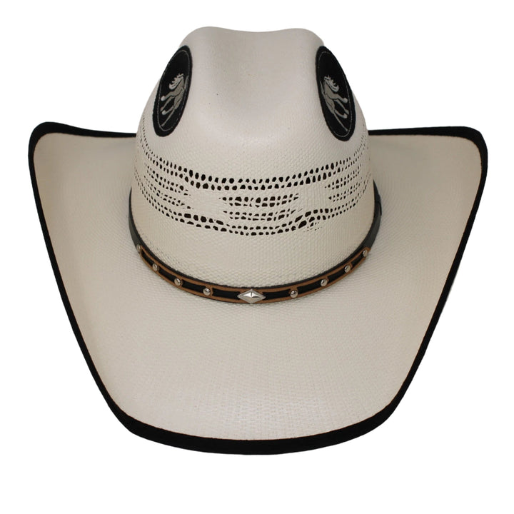 Horse Bordered Straw Hat