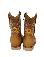 Load image into Gallery viewer, Ivy Flower Leather Kid’s Boot

