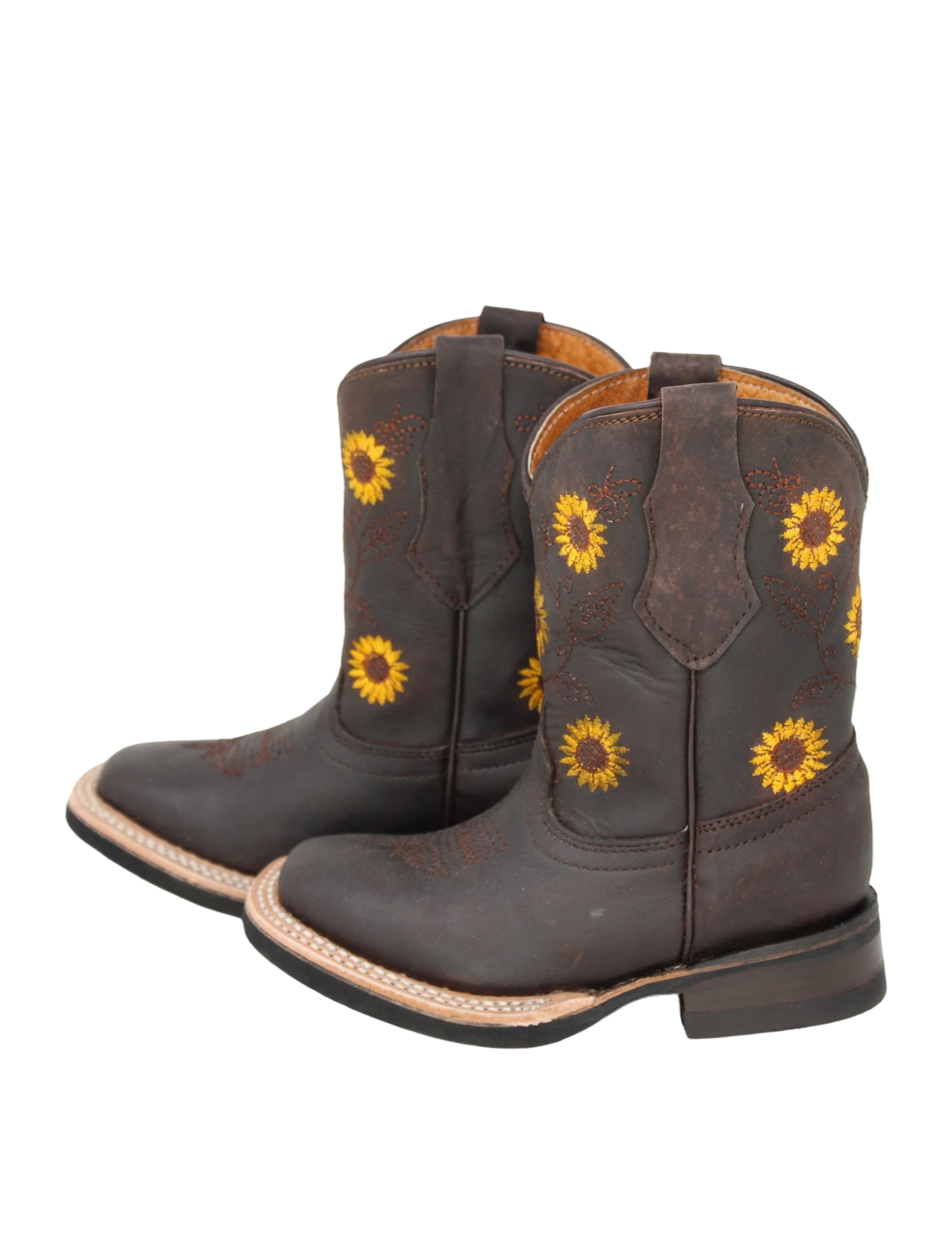 Iris Leather Floral Kid’s Boot