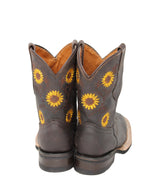 Load image into Gallery viewer, Iris Leather Floral Kid’s Boot
