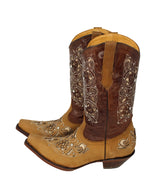 Load image into Gallery viewer, Gabriella Laser Cut Cowgirl Boot
