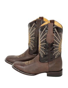 Koen Leather Cowboy Boot